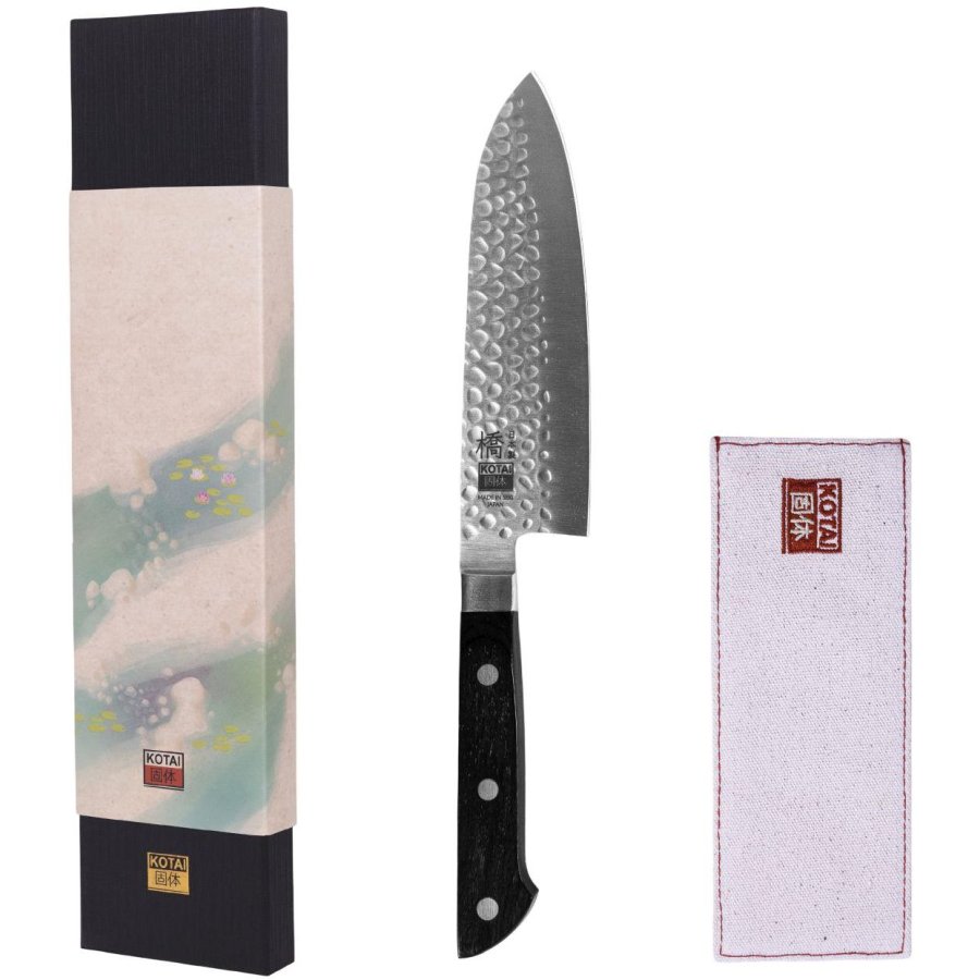 KOTAI Hashi Tsuchime Santoku Kniv 17 cm, Rustfrit St�l