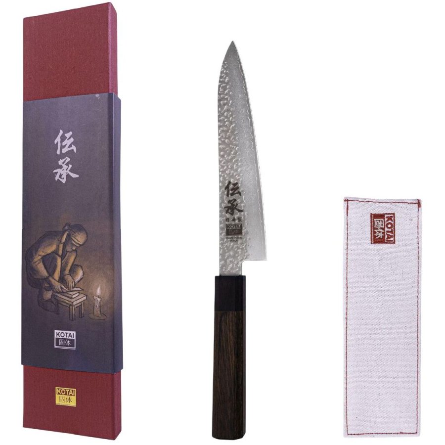 KOTAI Densho Gyuto Messer 18 cm, Pakka-Baum