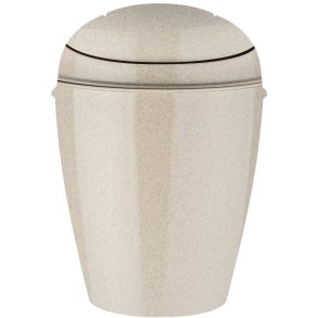 Koziol DEL Recycled Mlleimer 2 L, Desert Sand