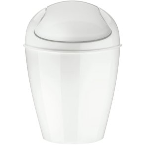 Koziol DEL Recycled Mlleimer 2 L, Wei