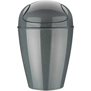 Koziol DEL Recycled Mlleimer 12 L, Ash Grey