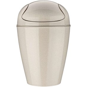 Koziol DEL Recycled Mlleimer 12 L, Desert Sand