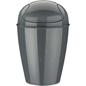 Koziol DEL Recycled Mlleimer 5 L, Ash Grey