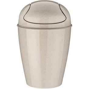 Koziol DEL Recycled Mlleimer 5 L, Desert Sand