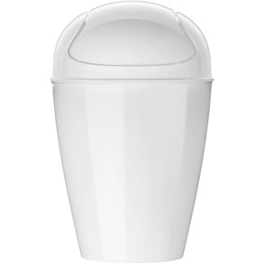 Koziol DEL Recycled Mlleimer 5 L, Wei