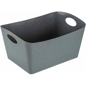 Koziol BOXXX Recycled Aufbewahrungsbox 15 L, Ash Grey
