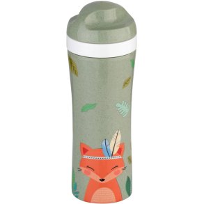 Koziol OASE HARRY Trinkflasche 425 ml, Organic Green