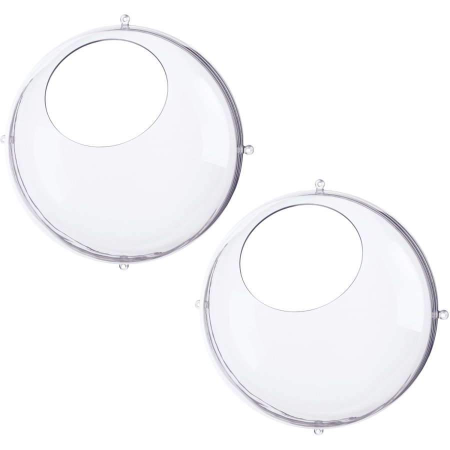 Koziol ORION Wanddisplay 2-teilig, Crystal Clear