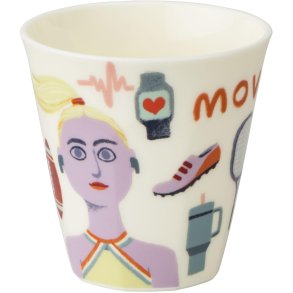 Koziol NORA SISTERS MOVE Kop 30 cl, Cream