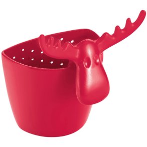 Koziol RUDOLF Teesieb 9 cm, Raspberry Red