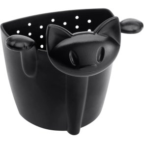 Koziol MIAOU Teesieb 7,7 cm, Cosmos Black