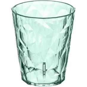 Koziol CLUB LIGHT Glas 25 cl, Transparent Eucalyptus Green