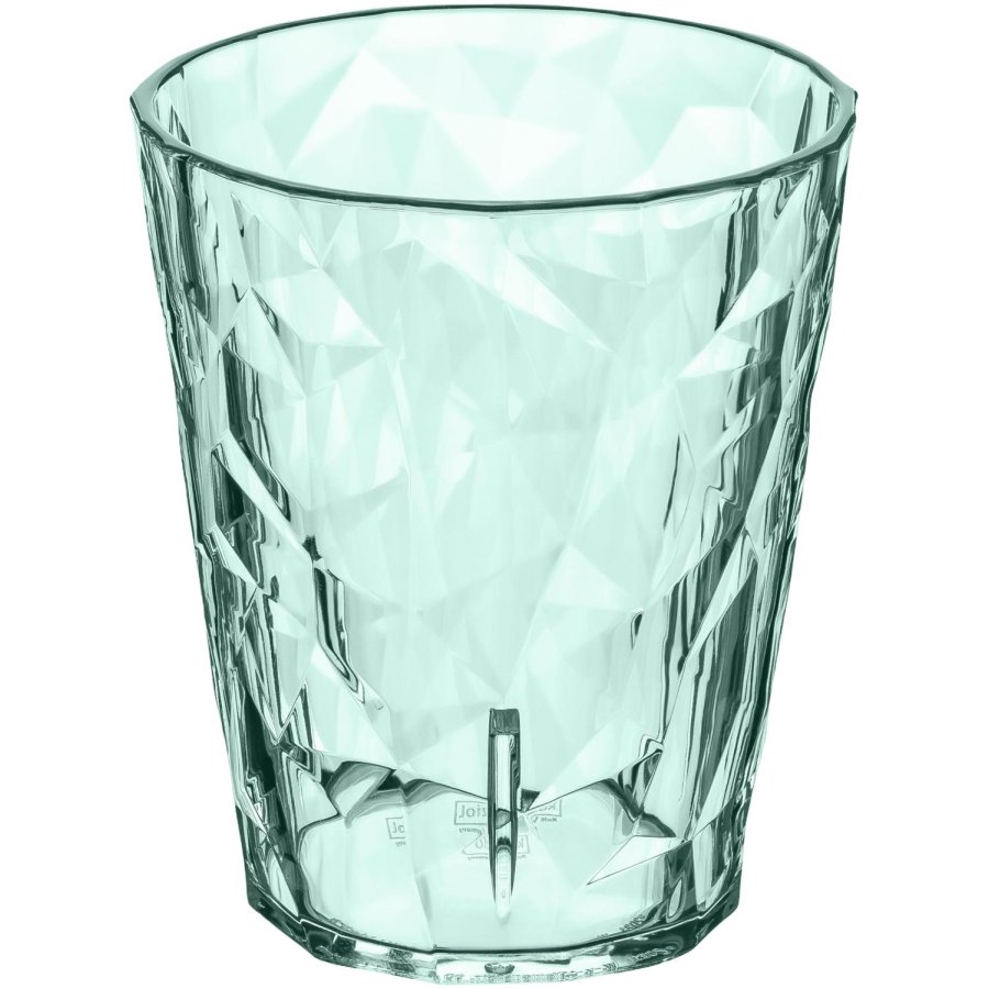 Koziol CLUB LIGHT Glas 25 cl, Transparent Eucalyptus Green