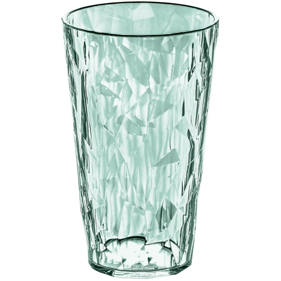 Koziol CLUB LIGHT Glas 40 cl, Transparent Eucalyptus Green