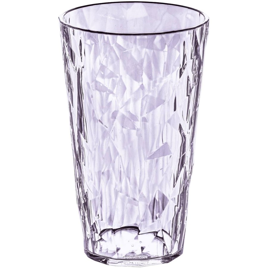 Koziol CLUB LIGHT Glas 40 cl, Transparent Lavender