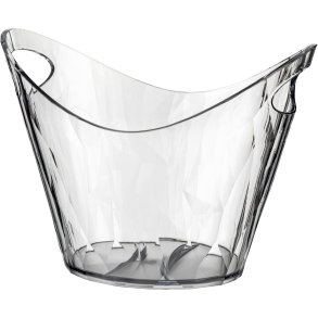 Koziol CLUB Flaschenk&uuml;hler 34,8 cm, Crystal Clear