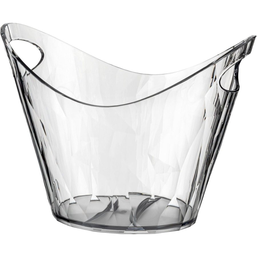 Koziol CLUB Flaschenk&uuml;hler 34,8 cm, Crystal Clear