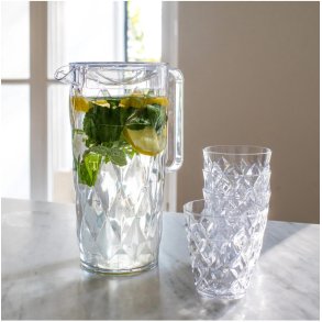 Koziol CRYSTAL Kande m. 4 Glas 250 ml