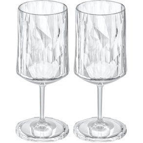 Koziol CLUB No. 4 Cocktailglas 2-delige set 30 cl, Crystal Clear