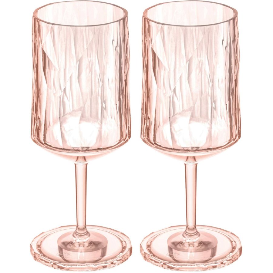 Koziol CLUB No. 4 Cocktailglas 2-delige set 30 cl, Rose Quartz