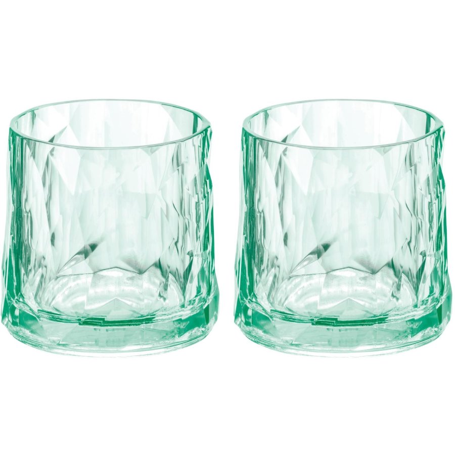 Koziol CLUB No. 2 Whiskeyglas 2er Set 25 cl, Jade