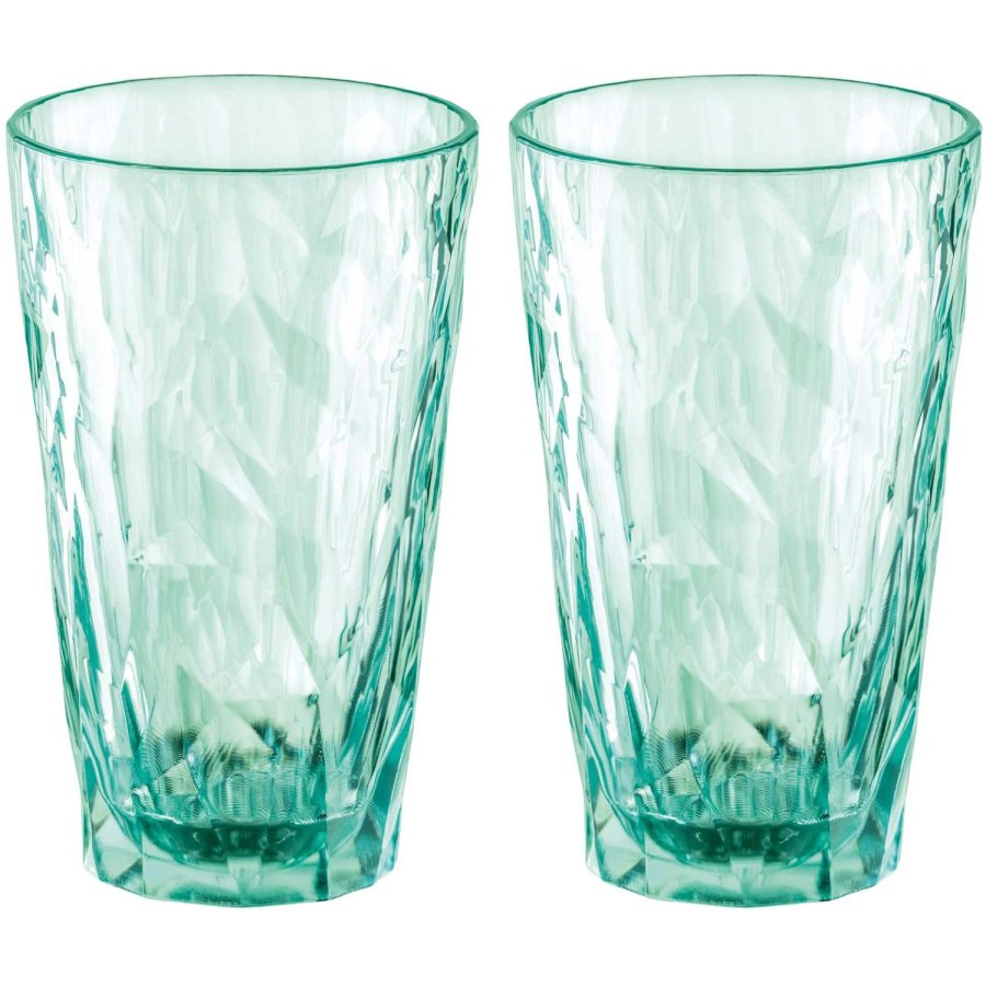Koziol CLUB No. 6 Waterglas 2-delige set 30 cl, Jade