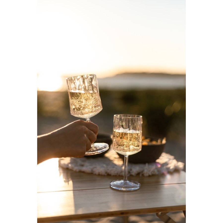 Koziol CLUB No. 9 Wijnglas 2-delige set 20 cl, Crystal Clear
