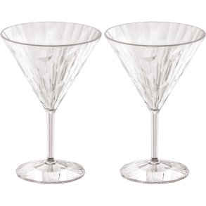 Koziol CLUB No. 12 Martiniglas 2-delige set 25 cl, Crystal Clear