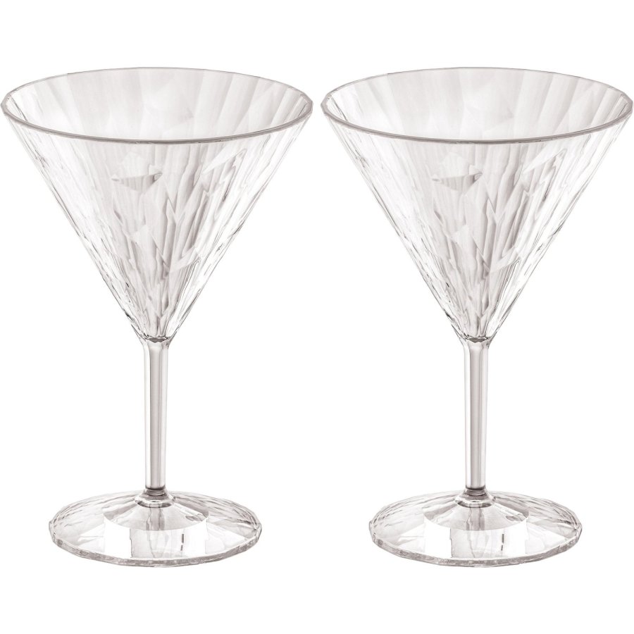 Koziol CLUB No. 12 Martiniglas 2-delige set 25 cl, Crystal Clear