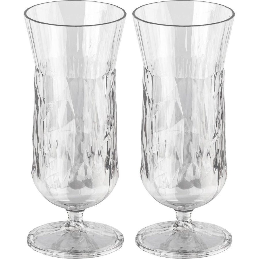 Koziol CLUB No. 17 Cocktailglas 2-delige set 40 cl, Crystal Clear
