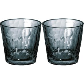 Koziol CLUB No. 22 Waterglas 2-delige set 25 cl, Grijs