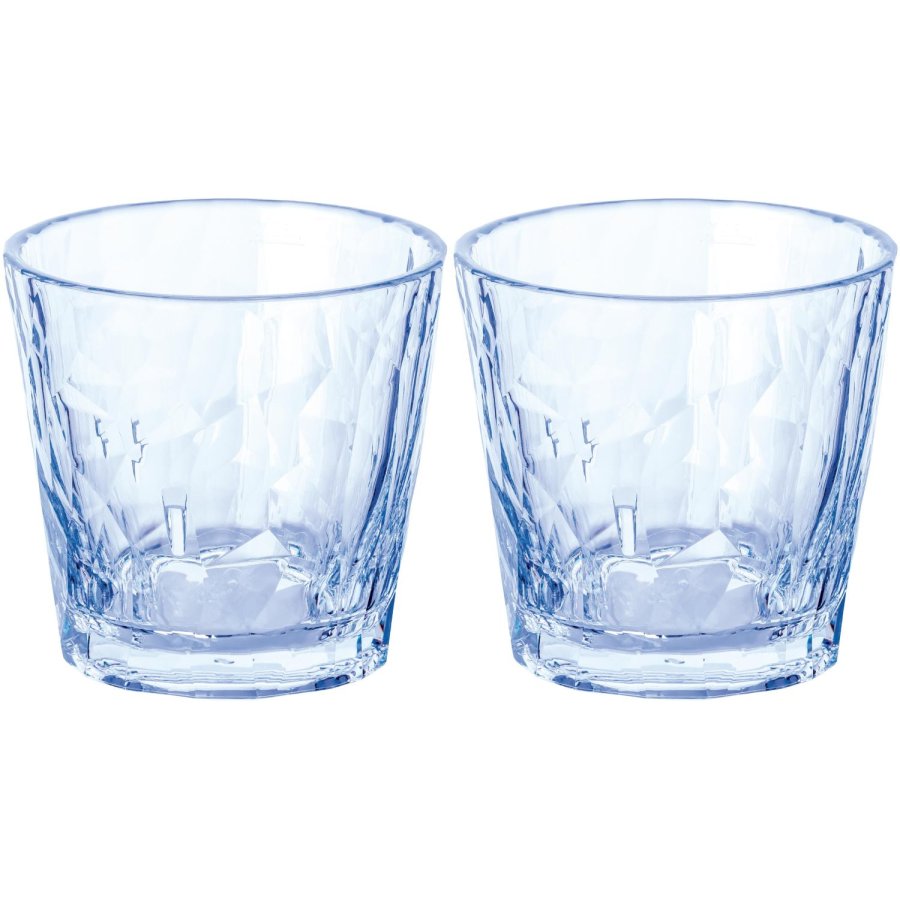 Koziol CLUB No. 22 Waterglas 2-delige set 25 cl, Aquamarine