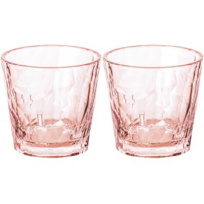 Koziol CLUB No. 22 Waterglas 2-delige set 25 cl, Rose Quartz