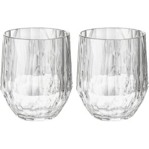 Koziol CLUB No. 23 Wijnglas 2-delige set 20 cl, Crystal Clear