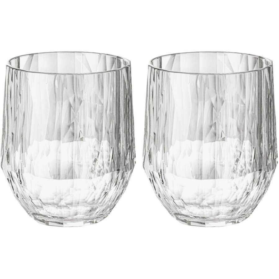 Koziol CLUB No. 23 Wijnglas 2-delige set 20 cl, Crystal Clear