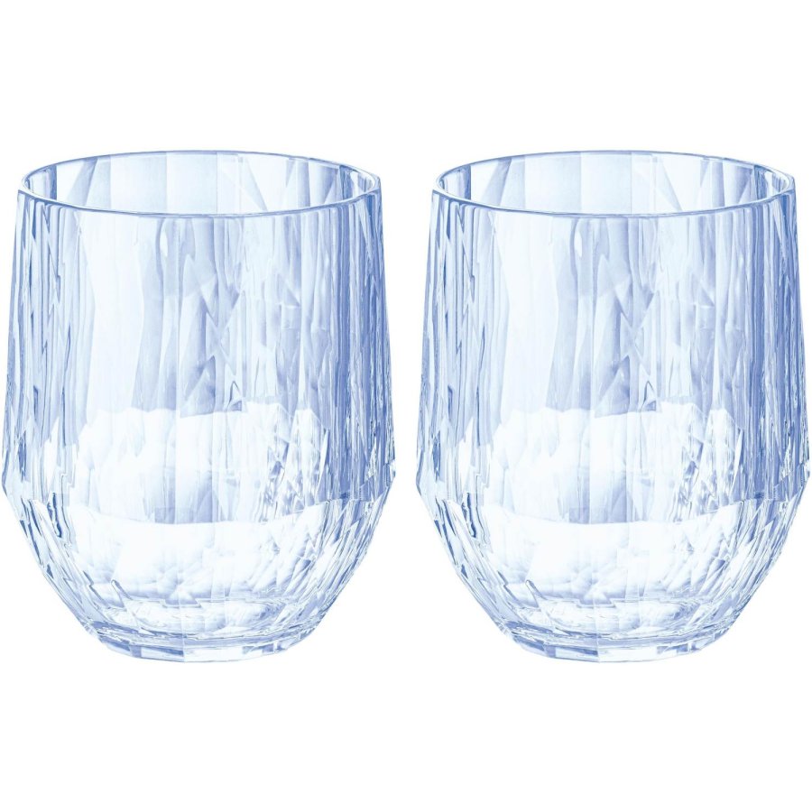 Koziol CLUB No. 23 Wijnglas 2-delige set 20 cl, Aquamarine