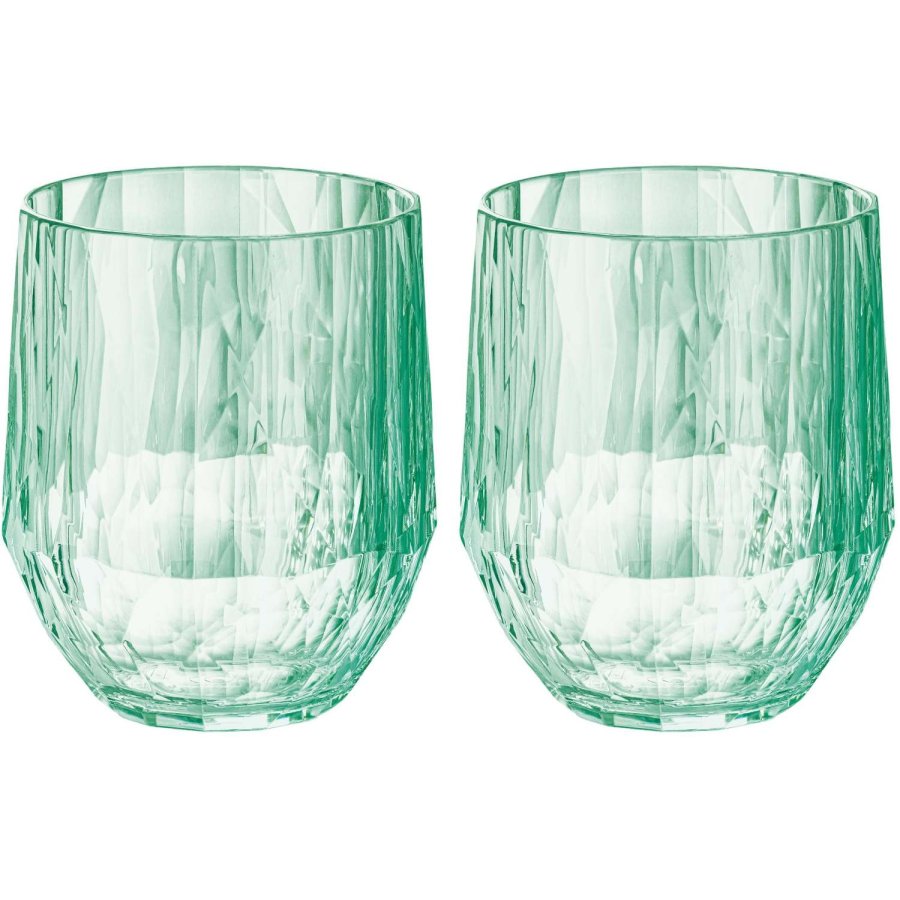 Koziol CLUB No. 23 Wijnglas 2-delige set 20 cl, Jade