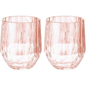 Koziol CLUB No. 23 Wijnglas 2-delige set 20 cl, Rose Quartz