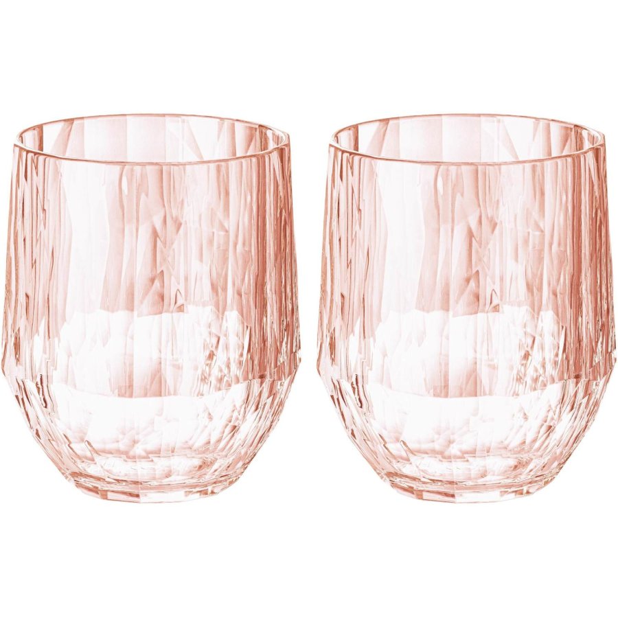 Koziol CLUB No. 23 Wijnglas 2-delige set 20 cl, Rose Quartz