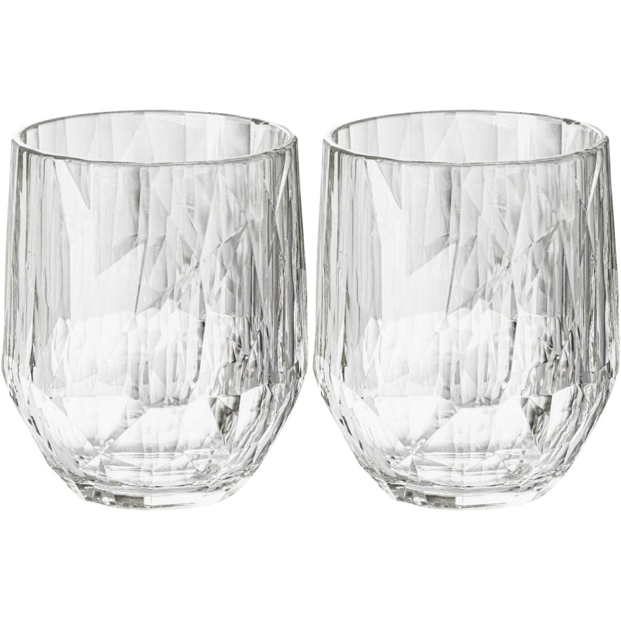 Koziol CLUB No. 24 Wijnglas 2-delige set 30 cl, Crystal Clear