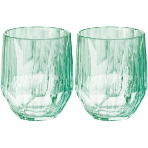 Koziol CLUB No. 24 Wijnglas 2-delige set 30 cl, Transparent Jade