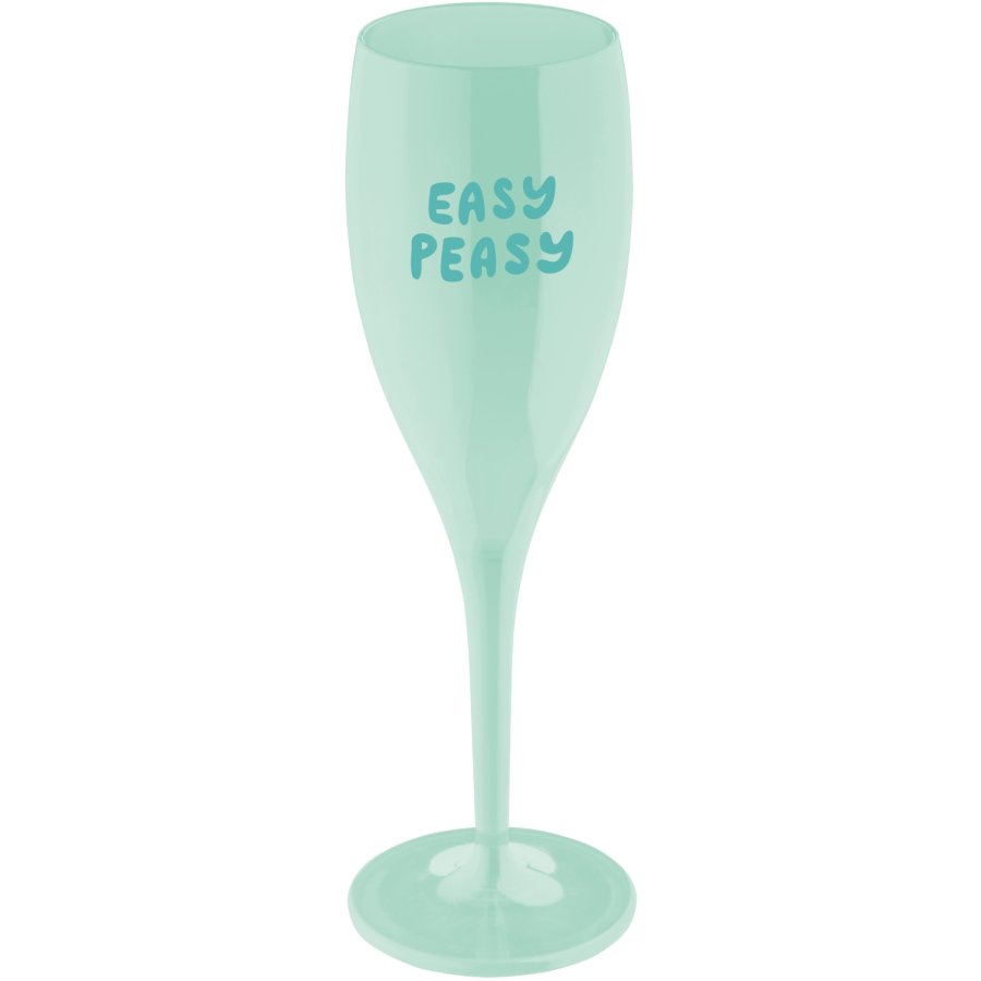 Koziol CHEERS No. 1 EASY PEASY Champagneglas 10 cl, Sweet Green