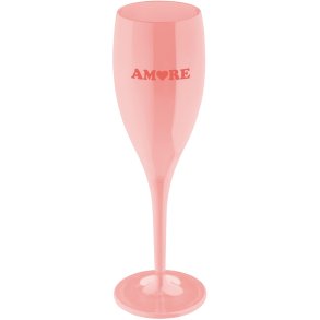 Koziol CHEERS No. 1 AMORE Champagneglas 10 cl, Sweet Pink
