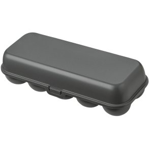 Koziol EGGS TO GO ggebakke 27,7x11,8 cm, Nature Ash Grey