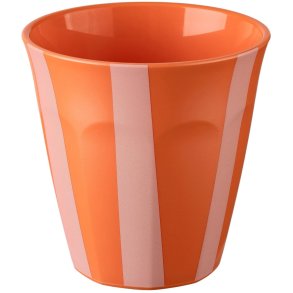 Koziol NORA STRIPES Becher 30 cl, Strong Coral