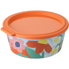 Koziol NORA Lunchbox 1,3 L, Sweet Blue/Strong Coral