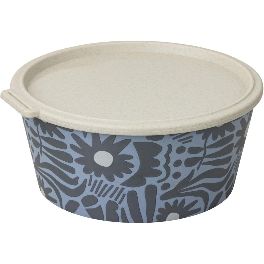 Koziol BLOMSTER Aufbewahrungsbox 2,2 L, Nature Flower Blue