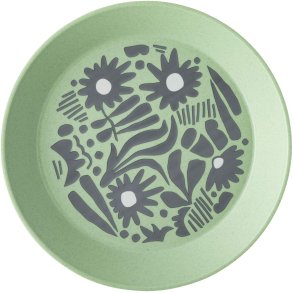Koziol BLOMSTER Tiefer Teller 24 cm, Nature Leaf Green
