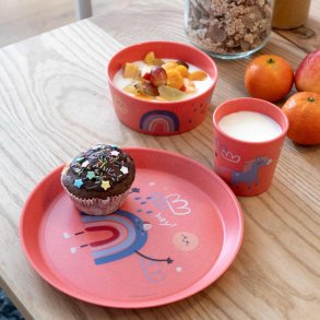 Koziol CONNECT Dreams Spisesæt, Organic Coral Red