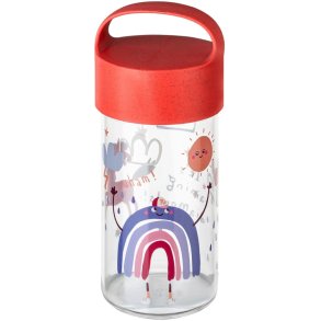 Koziol BUDDY Dreams Snackboks/Drikkedunk 500 ml, Organic Coral Red